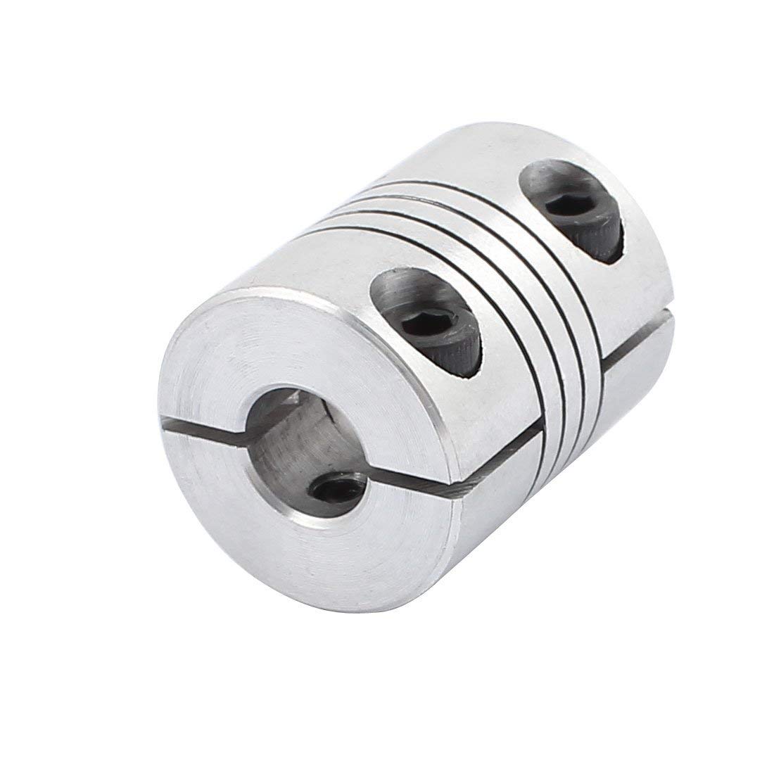 2 Pieces 6.35 To 8 Shaft Coupling 25 X 20 Coupler Aluinu Alloy Joint Otor Suitable For 3D Printers CNC Achine DIY Encoder