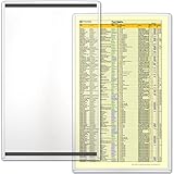 StoreSMART® - Magnetic Frames - Rigid Plastic - 5-Pack - 8 1/2