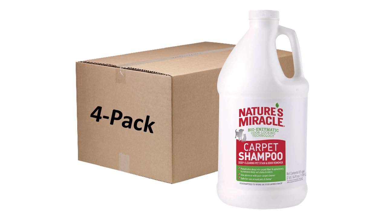Nature's Miracle Carpet Shampoo, Deep-Cleaning Stain and Odor Remover