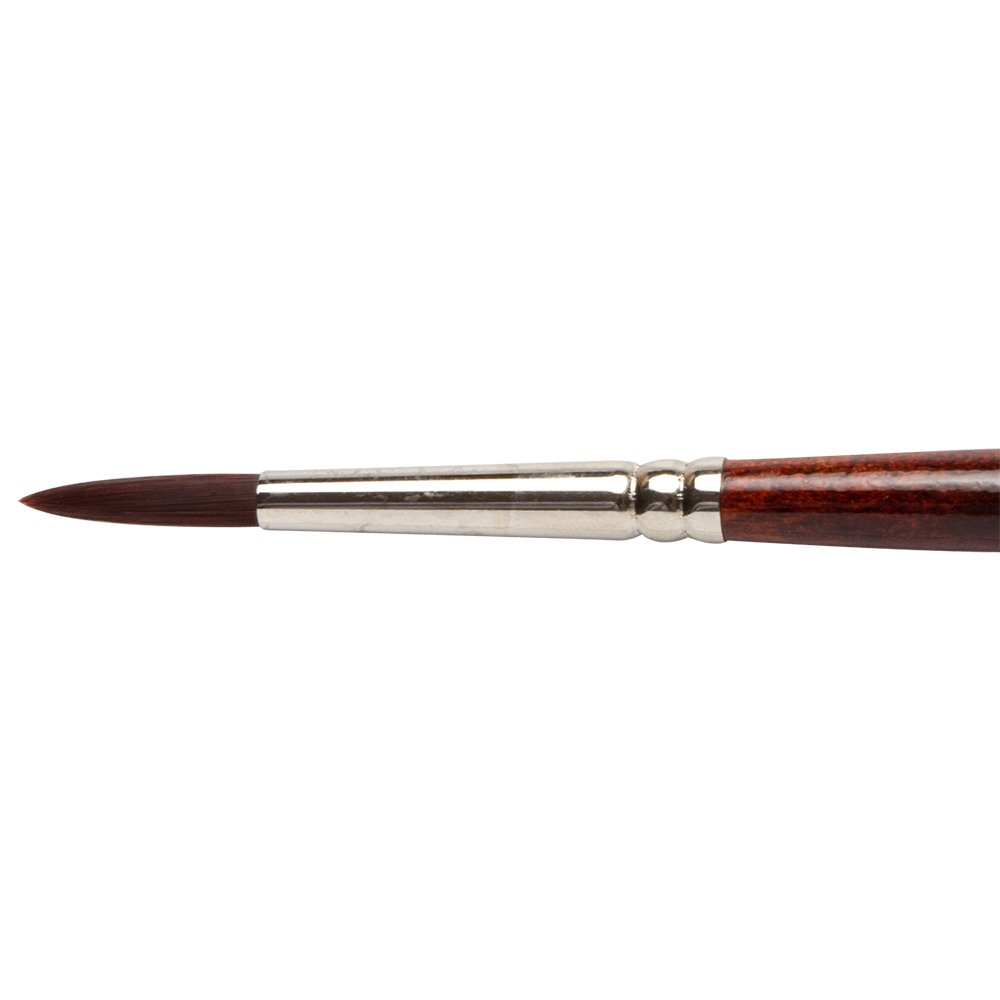 Pro-Arte Beige Pro Arte : Acrylix Round Synthetic Acrylic / Oil Brush Series 202 Short Handled Size 7