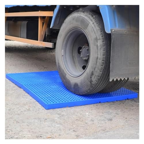 JINMLBO Plastic Pallet, Grid Ventilation Pallet, Nestable Shipping Pallet for Kitchen Supermarket Garages Storage Rooms Interlocking Storage Pallet(100x70x5cm)