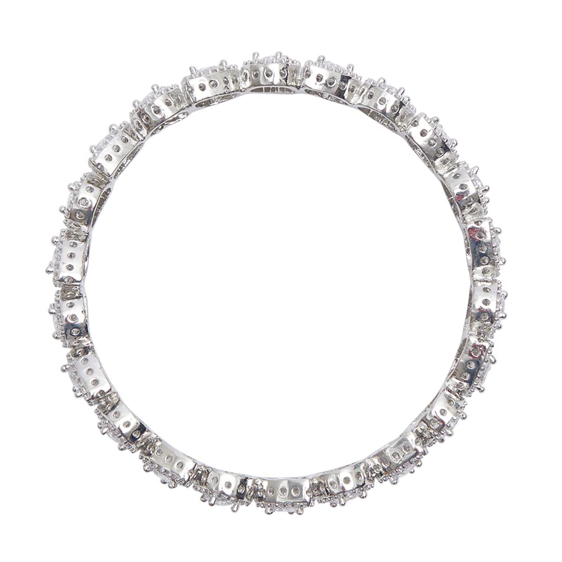 VOYLLA Pear Cut Cluster Setting Zircons Adorned Silver Plated Brass Bracelets (B0BD57QKVG) Amazon Price History, Amazon Price Tracker