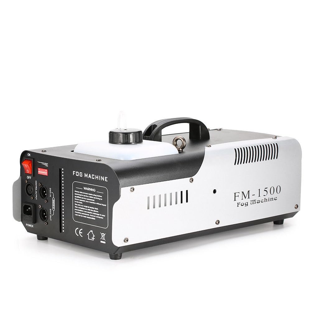 Nebelmaschine,3in1 RGB LED Nebelmaschine Kabellose FernbedienungFog Machine Nebler 1500W für Zuhause, Party, Hochzeit, DJ Show, Bar, Club, Bühnenauftritte, Weihnachten, Halloween