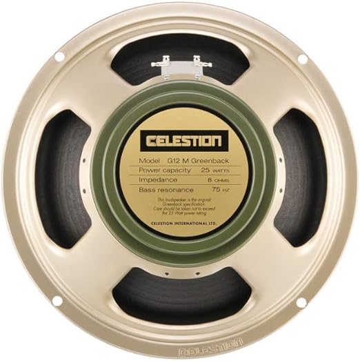 Celestion© »G12M GREENBACK GUITAR LOUDSPEAKER« Gitarrenlautsprecher ...