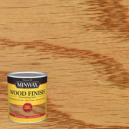 Image of Minwax 70005444 Wood Finish Penetrating Stain, Quart, Maple