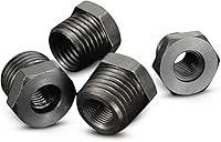 Vista 4 de Adaptador de husillo de cabezal de torno de carpintería M18x2.0.197 in a 1"x8TPI, adaptador de inserción de portabrocas de rosca, accesorios
