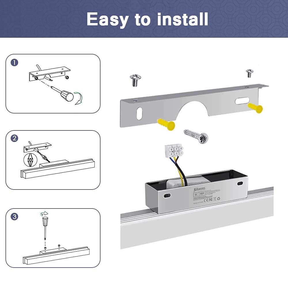 20W 1600LM LED Spiegelleuchte 100CM, LED Schminklicht Badleuchte Wandleuchte Badlampe für Badzimmer und Wandbeleuchtung, Spiegelschranklampe Schrankleuchte Bad Spiegellampe, 3000K warmweiß licht