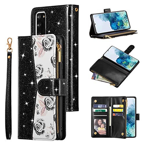 Étui portefeuille Samsung A16 4G 5G antichoc housse cuir rabat avec fermeture éclair