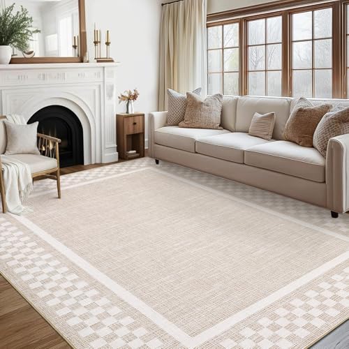 GarveeHome Washable Area Rugs 10x13 Non Slip Soft Large Living