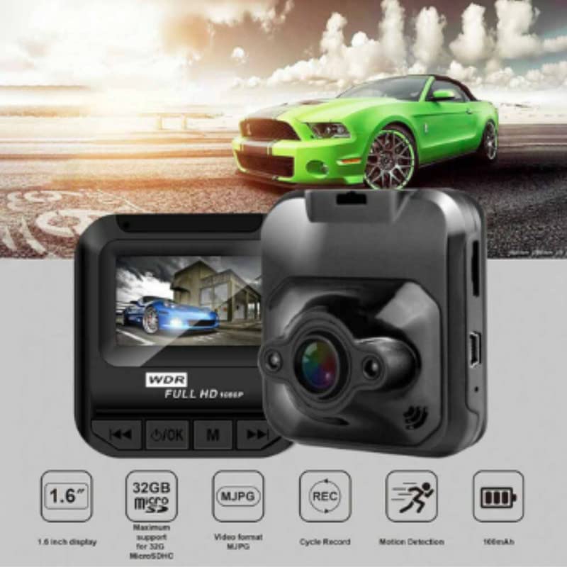 Cospex Car DVR Q1 Full HD Driving Camera Video Recorder Motion Detection G-Sensor