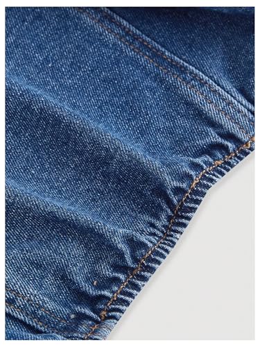 SHENHE Women's Halter Neck Denim Wrap Top Side Tie Backless Vintage Jean Top Shirt4