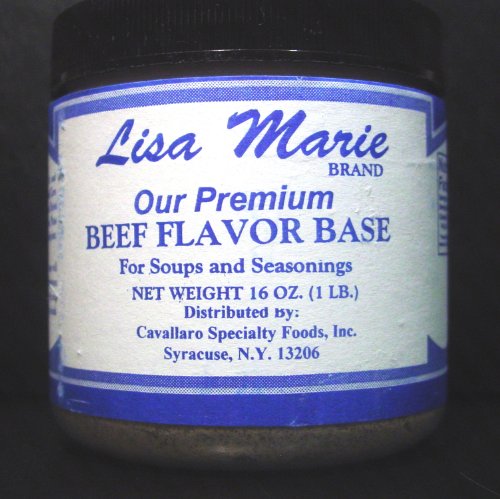 Lisa Marie Premium Beef Flavor Base for Soups and Seasonings - 16 oz
