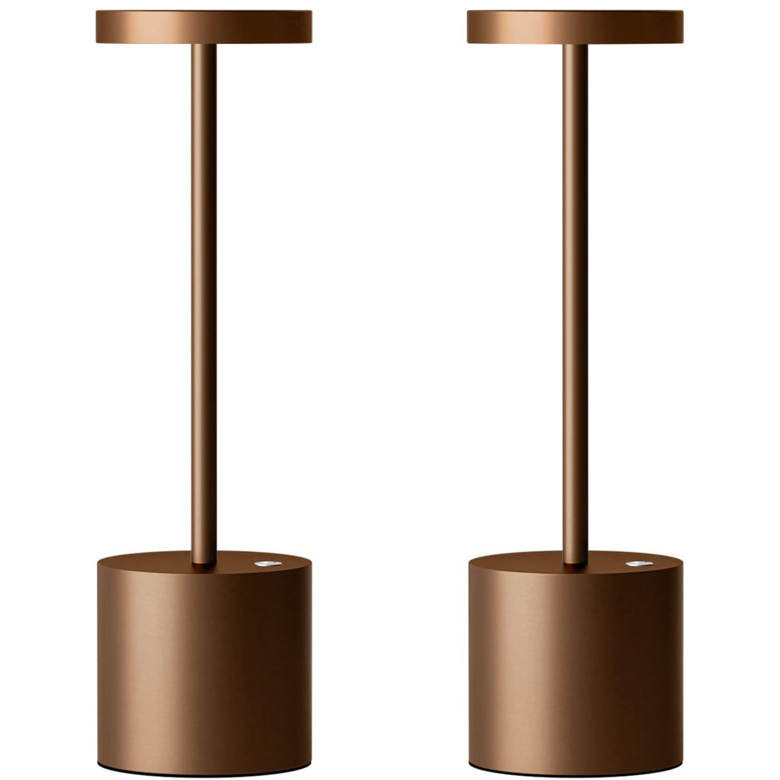 SAKRINGT 2 Pack Cordless Table Lamp Rechargeable,5000mAh Battery Powered Table Light, Dimming Portable LED Desk Lamp for Restaurant/Outdoor