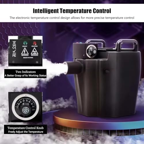 Máquina de humo con hielo seco y boquilla, 3500W, máquina profesional de alta salida para efectos de humo en interiores y exteriores para escenarios, bodas, fiestas, clubes y conciertos miniatura 3