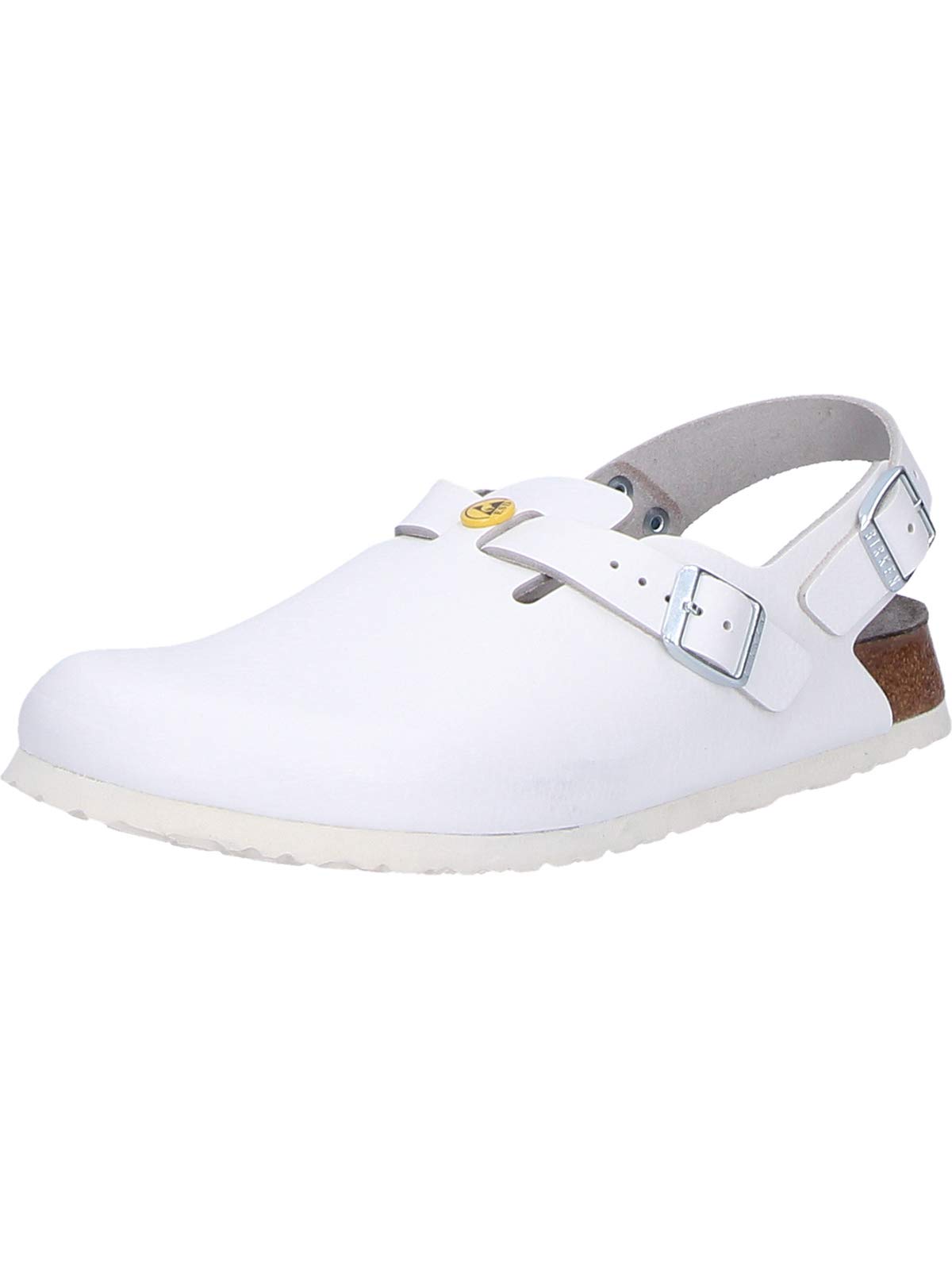 Birkenstock Tokio ESD Clog Damen, weiß Weite: schmal