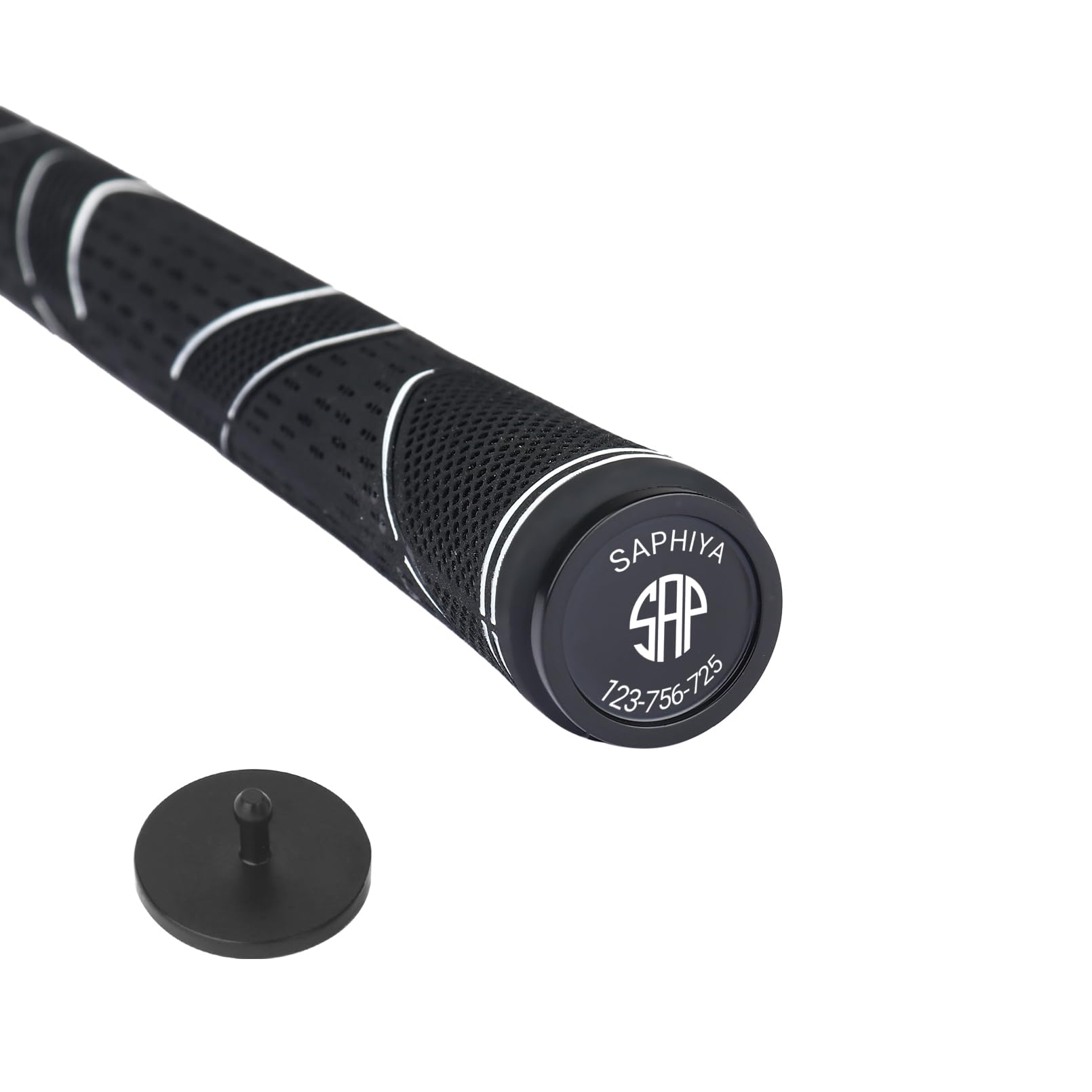 Dinikally Custom Golf Club Headcover - Personalized with Name and Number, (Black)