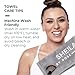 Rose and Ben Beauty Sheila Brush Towel for Brush Cleaning | Reusable, Hygienic