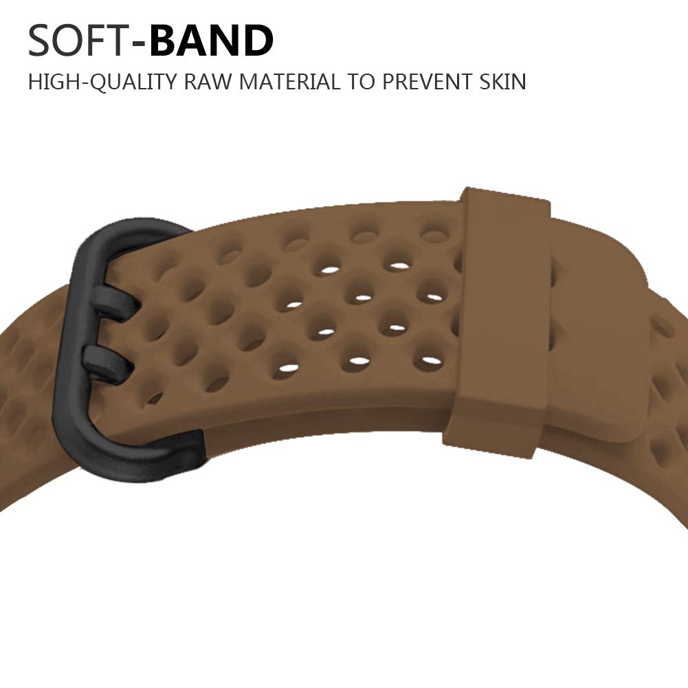 FunBand Fitbit Charge 3/Charge 4 Correa, Edición Especial Soft Silicona Deportes Recambio de Pulseras Ajustable Reemplazo Accesorios para Reloj Fitbit Charge 3/Charge 4 — view 5
