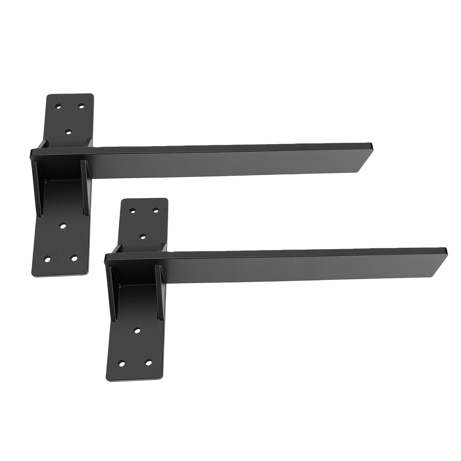 Eujgoov Soportes de Estante Flotante en Forma de T, 10 Pulgadas, Soporte