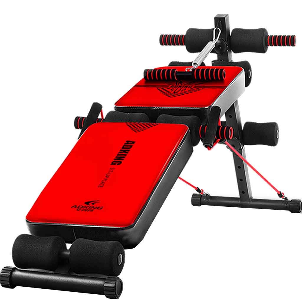 sit-up board Sit Up Bench Fitness Training Weight Bench Abdominal Fitness Crunch Board Full Body Adjustable Workout Bench for Home Gym Roscloud@