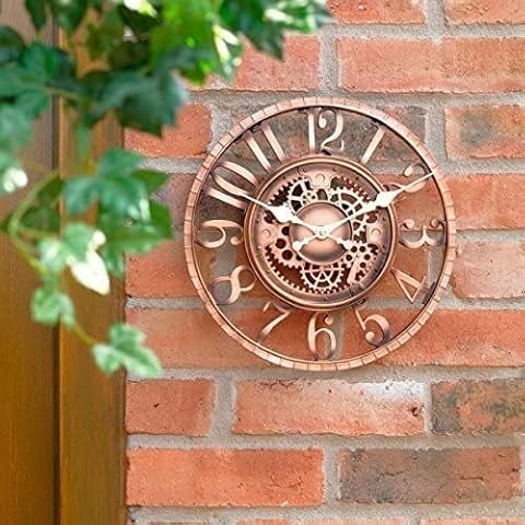 Homezone Large Bronze Weatherproof Garden Clock Cover