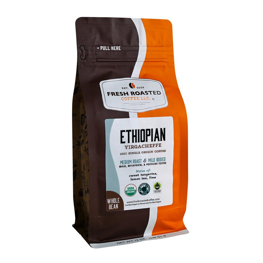 Fresh Roasted Coffee - Organic Ethiopian Yirgacheffe