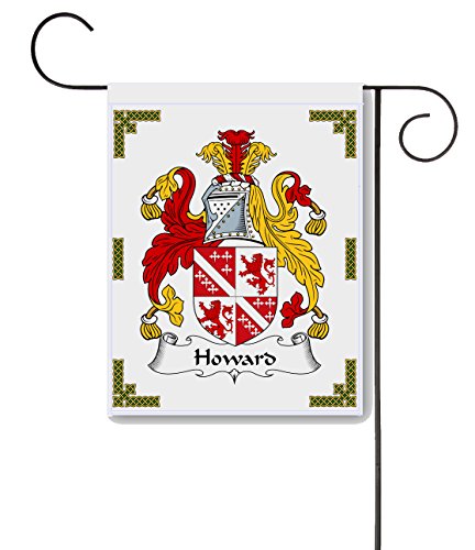 Carpe Diem Designs Howard Coat of Arms/Howard Family Crest 11 X 15 Garden Flag â€“ Made in The U.S.A.