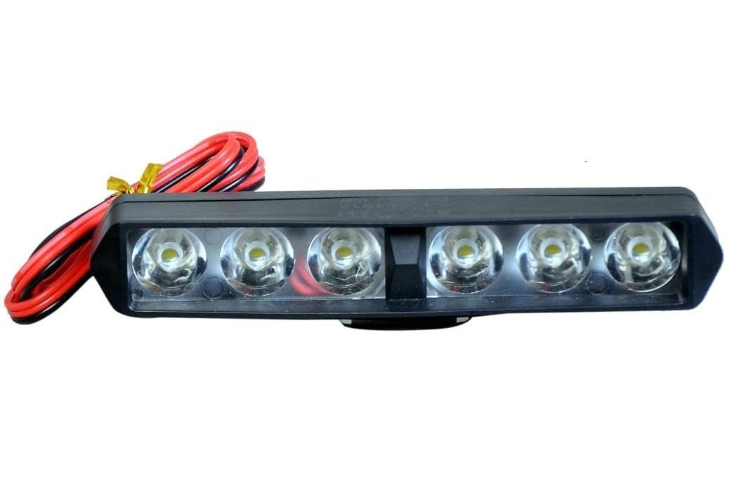 Bike And Scooty 6 LED Bike Fog Light with DC Power Super Bright Beam Waterproof Front and Back Turn Signal Rectangular Bar Lamp For TVS XL 100-image-22