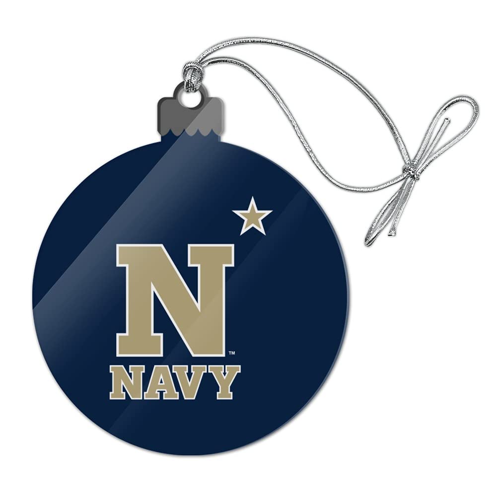 GRAPHICS & MORE US Naval Academy Primary Logo Acrylic Christmas Tree Holiday Ornament