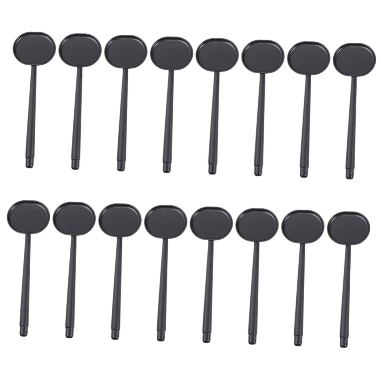 Healeved 4sets Visor Eye Exam Chart Eye Chart Supplies Eye Test Equipment Eyesight Test Eye Shades Eye Instruments Eye Optometry Tool Handheld The Tools Eye Test Shield Spoon Black 4pcs*4