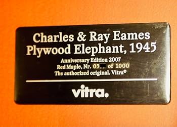 2007年製 イームズ プライウッドエレファント レッド Eames Amazon.co.jp: 2007年製 イームズ プライウッドエレファント
