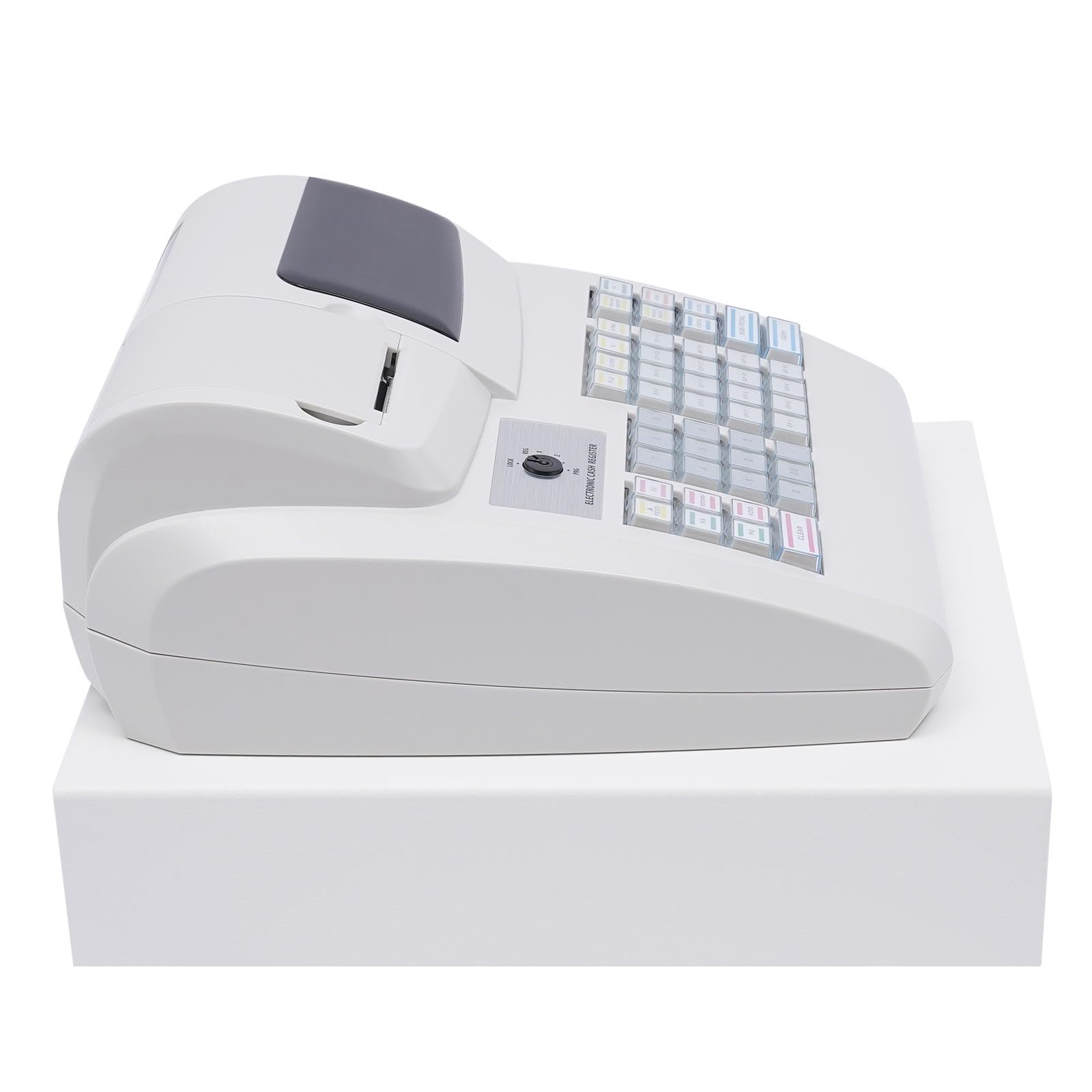 Caisse Enregistreuse Professionnelle, Système de gestion de trésorerie, caisse enregistreuse électronique, 47 claviers, imprimante thermique, caisse enregistreuse avec 4 factures, 5 pièces de monnaie,