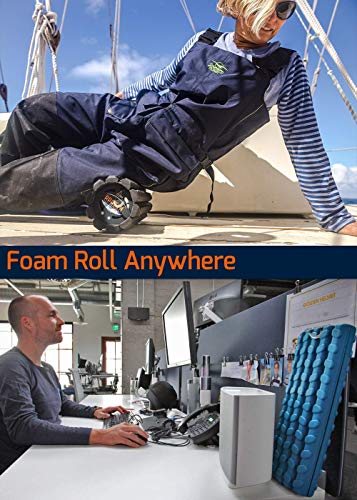 Brazyn Morph Foam Roller (Alpha-Midnight) Collapsible Travel Foam Roller for Back Pain Relief, Workout Muscle Recovery, Back Massager, Deep Tissue Leg Massage, Back Cracker, Stretcher; Small, Portable - Image 6