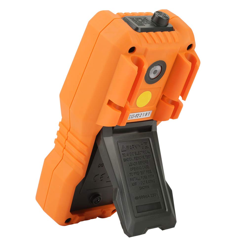 Peakmeter PM8248S Multimetro digitale con selezione automatica della gamma, tester di tensione NCV senza contatto con retroilluminazione di mantenimento dei dati, torcia per corrente alternata