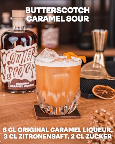 Butterscotch Karamell Likör I Original Caramel Liqueur 20% Vol. (1 x 0.5 l) I Vegan
