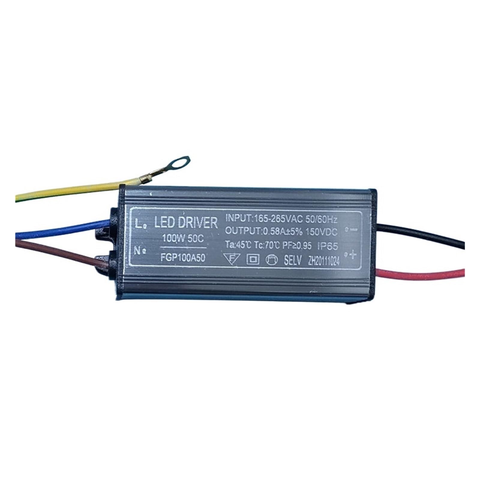 Ballast de puissance pour projecteur LED ZH 100W 140-160V étanche
