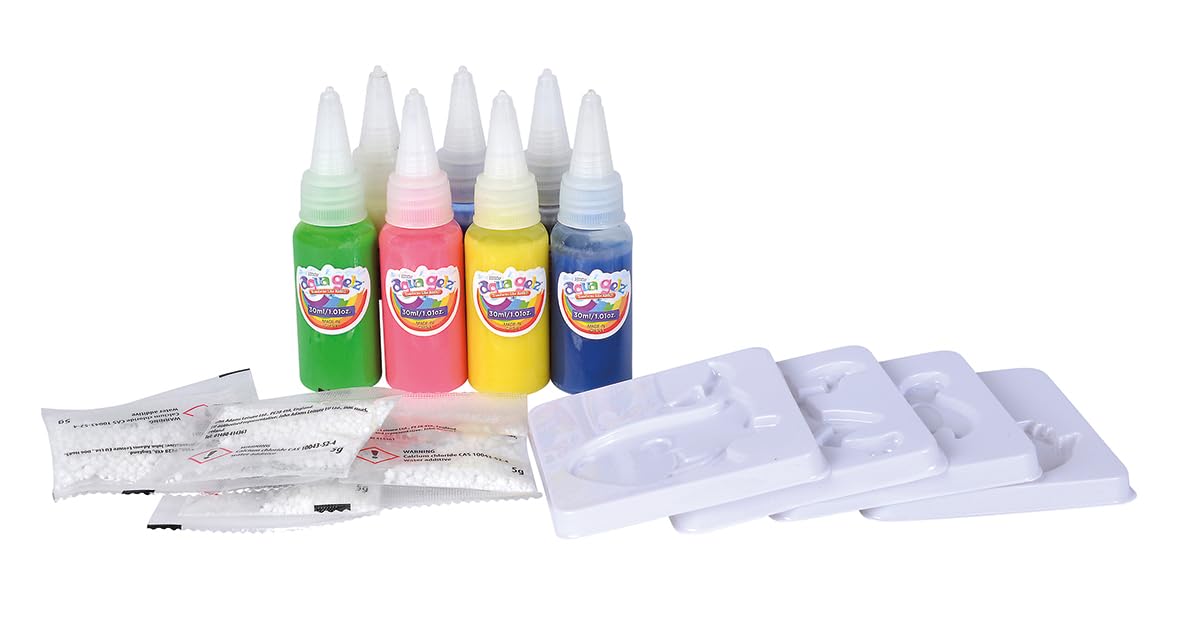 Simba - Aqua Gelz - Set creativo - Kit creativo per bambini - Attività manuali Figure 3D - Tubi di Gel - Versione francese - 106322562002