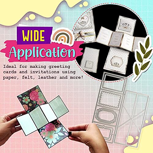 Fustella In Metallo Per Scrapbooking - Tazze Da Caffè - 11,5x8,9 Cm - Acciaio Al Carbonio - Fai Da Te Biglietti