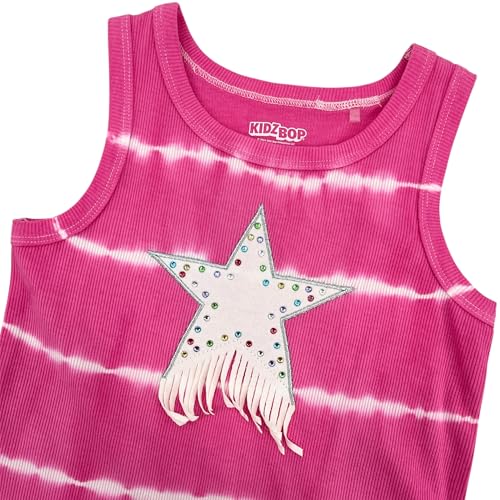 KIDZ BOP Girls Ribbed Tank Dress, Comfy Summer Outfit for Kids4