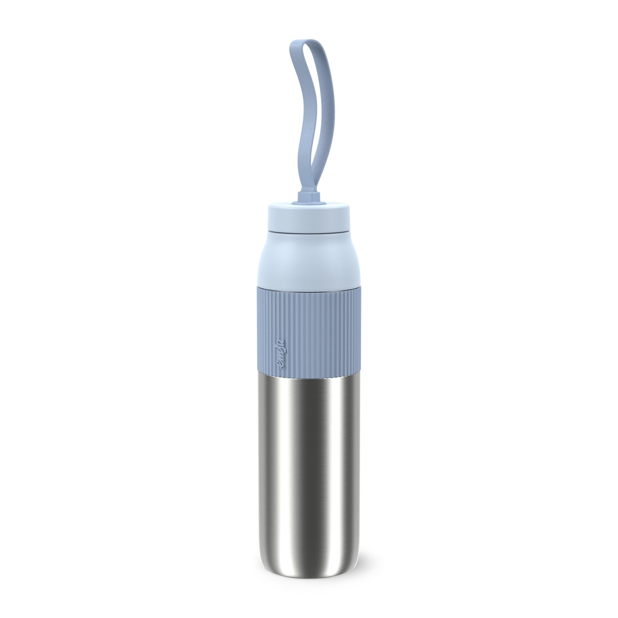 Hydration Bottle, EMSA beYou Twist Bottle, 100% Leak-Proof, Dishwasher Safe, 0,7L, for Travel, Outdoor, Office, Blue, N2193400