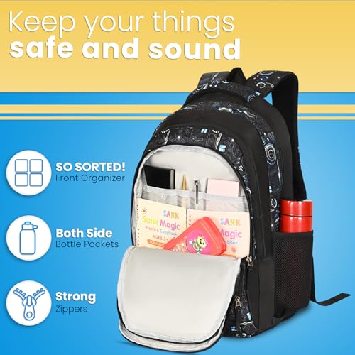 Image of BEAUTY GIRLS BY HOTSHOT FLORAL 1594|SCHOOL BAG|TUTION BAG|COLLEGE BACKPACK|LARGE SIZE|WATER RESISTANT|19 INCH|FOR GIRLS & WOMEN|36 LITERS BACKPACK