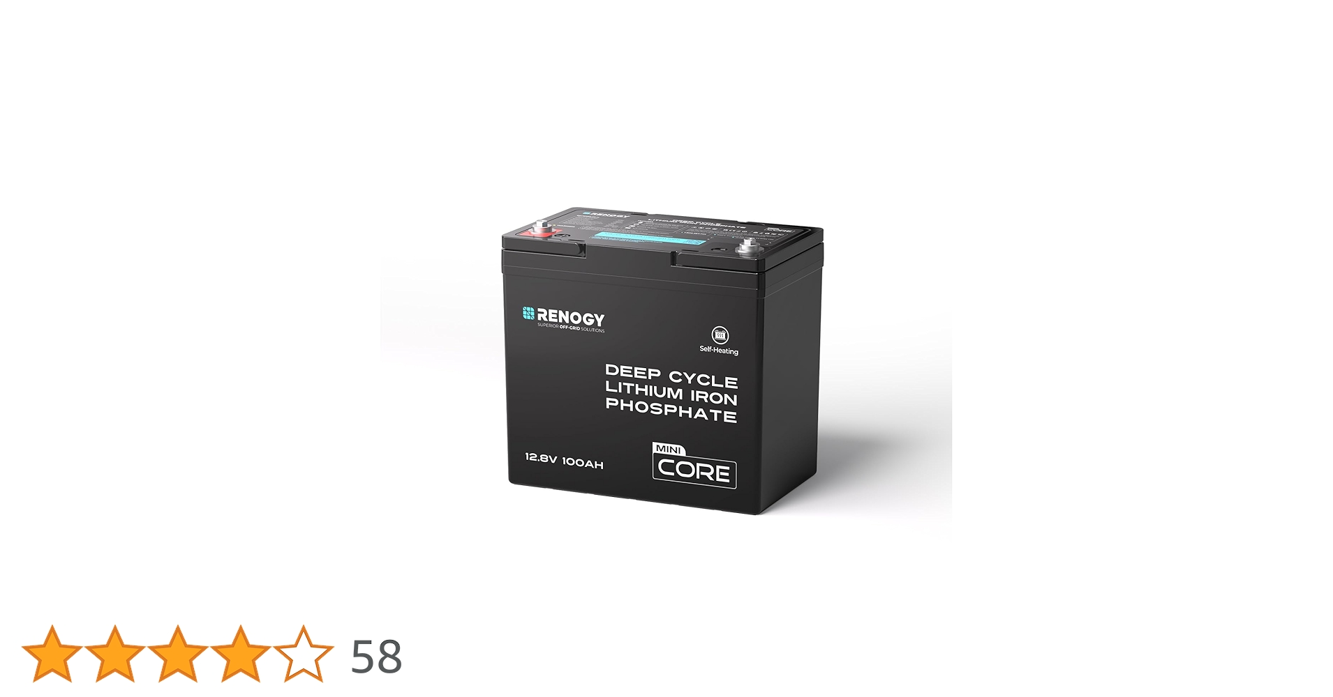 Amazon | レノジー RENOGY 12V 100AH リン酸鉄リチウムイオン