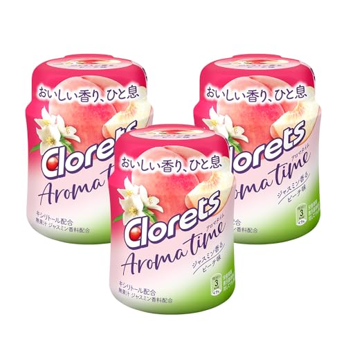クロレッツ ガム AROMATIME ジャスミン香るピーチ味ボトル
