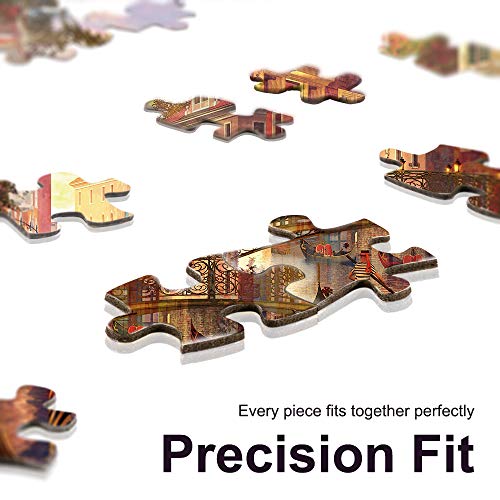TWING Jigsaw Puzzles for Adults 1000 Piece Venice Water City Floor Puzzle for Kids - Thumbnail 2