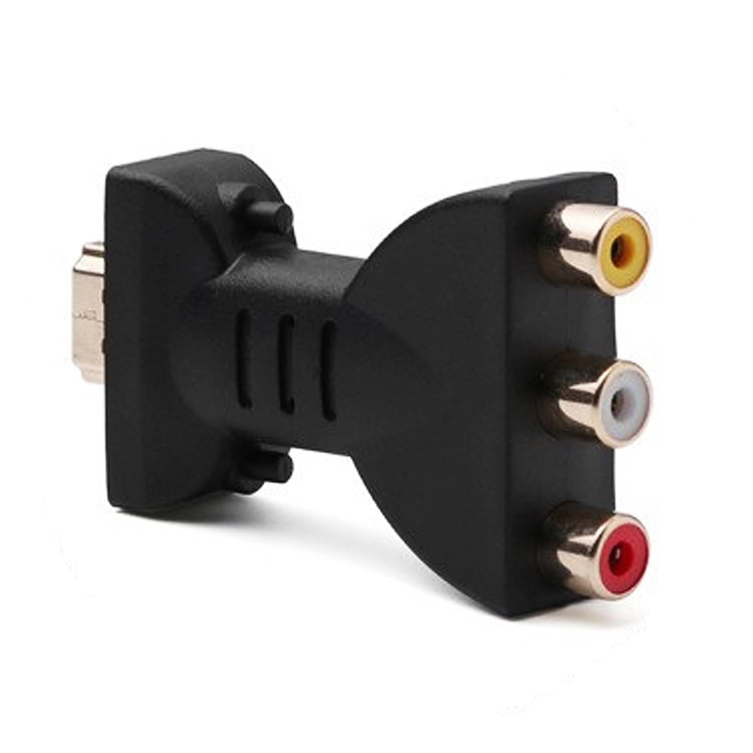 Generic HDMI to AV 3RCA Converter, High Definition HDMI to AV RCA Converter, 1080P Audio Video Sync Adapter for Old TVs, DVD Players Etc