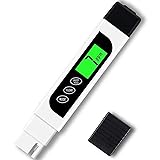 Digital TDS Meter, Hofun 3 in 1 TDS, EC & Temperature Meter, Accurate & Reliable PPM Meter, Water Testing kits for Drinking Water Quality, Tap, Well, Swimming Pool, Aquarium, RO/DI System, Hydroponics