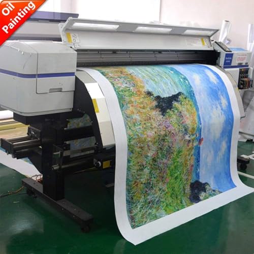 WYKUJMYTO Berühmte Gemälde Moderne Kunstdrucke Bild Druck Auf Leinwand An der Mühle von Adolf Vollmer Poster Kunstwerke für Wohnzimmer Dekoration 60x90cm