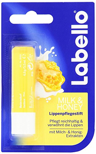 Labello Milk & Honey Lip Balm - 4 pack
