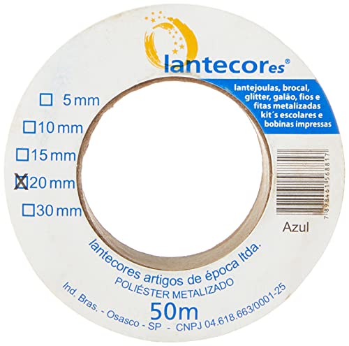 Lantecor 28871, Fita Metaloide, 20 x 50 m, Multicolor