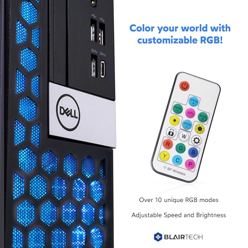 image for Dell Optiplex RGB SFF Desktop Computer PC | Intel 8th Gen (6 Core) | 3